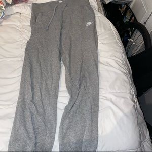 Gray loose fit nike sweats